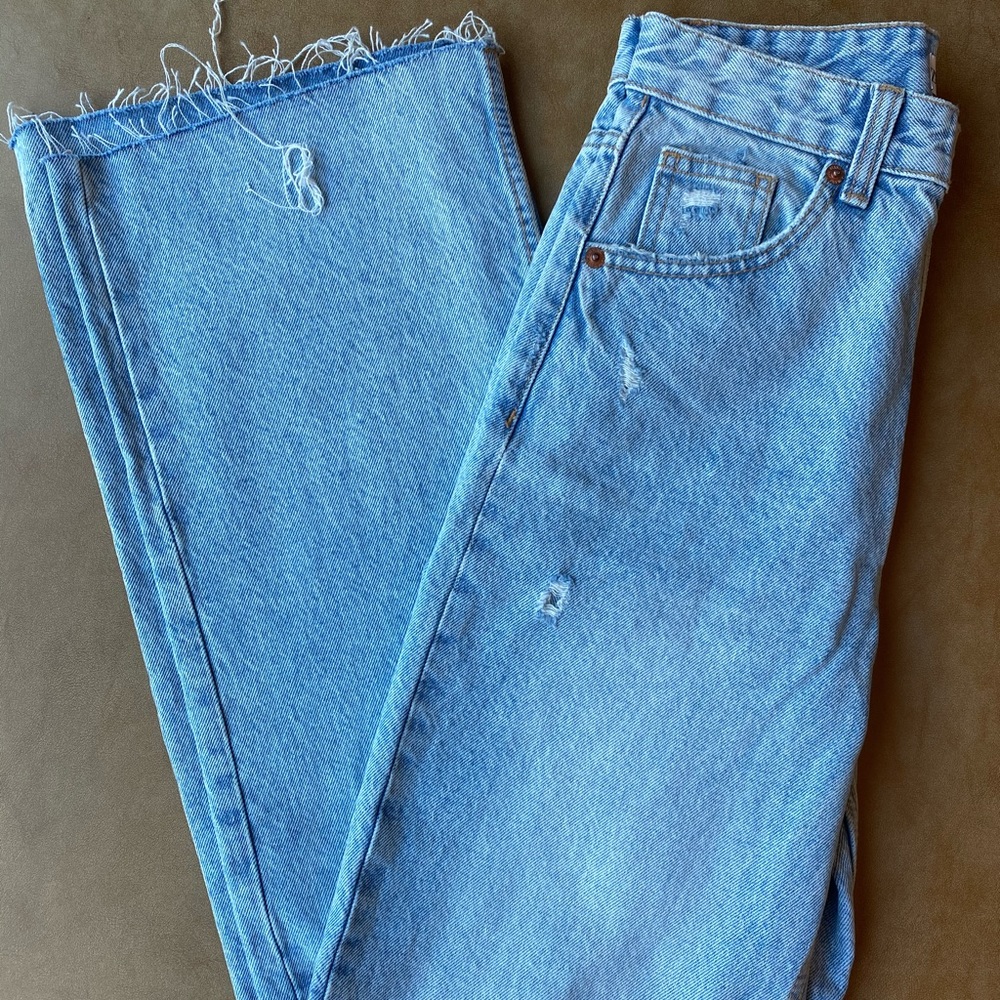 Zara high waisted flare jeans